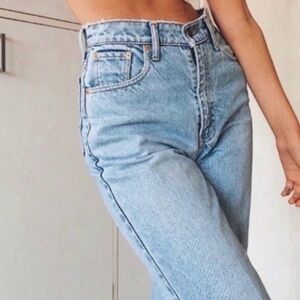 Levis 501 Jeans Made In USA 90s Light Wash Size 33/29"